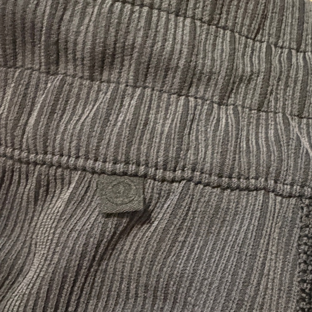 NWOT Lululemon Ribbed Soft-stream SET wide leg black with crew - Picture 9 of 10